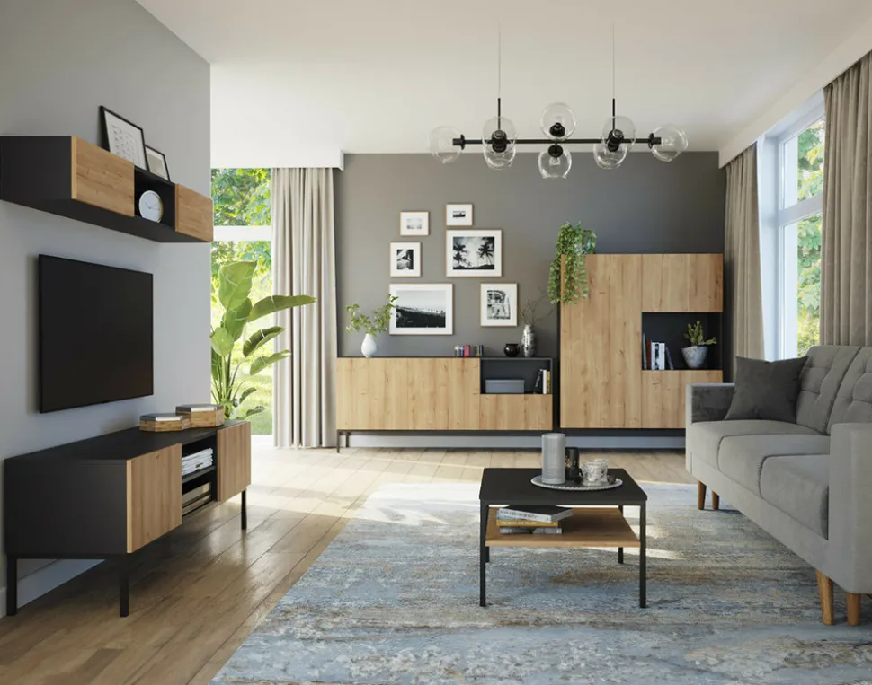 BEST MOBILIER - Felicia - étagère suspendue - 120 cm