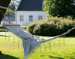 BEST MOBILIER - Fonni - plaid - 130x160 cm - motif graphique - en coton recyclé