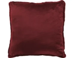 BEST MOBILIER - Joy - coussin - en fausse fourrure - 48x48 cm