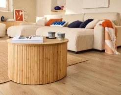 BEST MOBILIER - Kofu - table basse - bambou - 60 cm