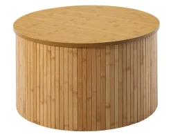 BEST MOBILIER - Kofu - table basse - bambou - 60 cm