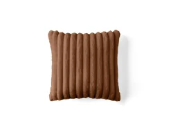 BEST MOBILIER - Laponie - coussin - en fausse fourrure côtelé - 40x40 cm