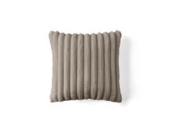 BEST MOBILIER - Laponie - coussin - en fausse fourrure côtelé - 40x40 cm