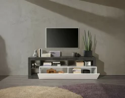 BEST MOBILIER - Lou - meuble tv - 1 porte - 184 cm