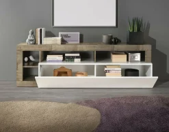 BEST MOBILIER - Lou - meuble tv - 1 porte - 184 cm