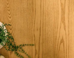 BEST MOBILIER - Milazzo - table à manger - bois plaqué chêne et cannage - 180 cm