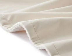 BEST MOBILIER - Palerma - plaid - 200x140 cm - en velours côtelé et velours