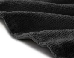 BEST MOBILIER - Paolo - plaid - 200x140 cm - en velours texturé et velours