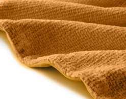 BEST MOBILIER - Paolo - plaid - 200x140 cm - en velours texturé et velours