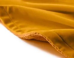 BEST MOBILIER - Paolo - plaid - 200x140 cm - en velours texturé et velours