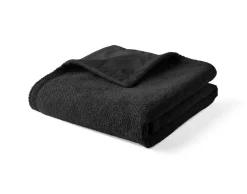 BEST MOBILIER - Paolo - plaid - 100x140 cm - en velours texturé et velours