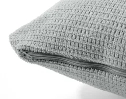 BEST MOBILIER - Polette - coussin - en tissu texturé - 40x40 cm