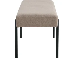 BEST MOBILIER - Romeo - banc - tissu bouclette - 100 cm