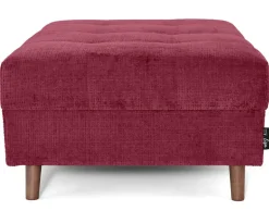 BEST MOBILIER - Rune - pouf en velours texturé