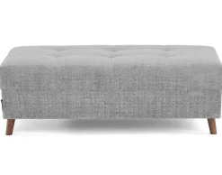 BEST MOBILIER - Rune - pouf en velours texturé