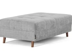 BEST MOBILIER - Rune - pouf en velours texturé