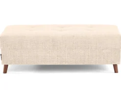 BEST MOBILIER - Rune - pouf en velours texturé