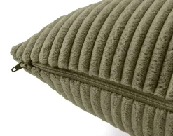 BEST MOBILIER - Selma - coussin - en velours côtelé - 40x40 cm