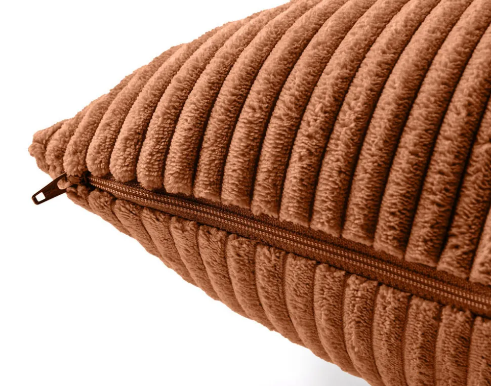 BEST MOBILIER - Selma - coussin - en velours côtelé - 40x40 cm