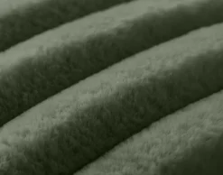 BEST MOBILIER - Sierra - coussin - en fausse fourrure côtelé - 40x40 cm