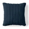 BEST MOBILIER - Sierra - coussin - en fausse fourrure côtelé - 60x60 cm