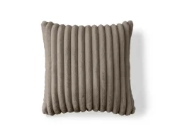 BEST MOBILIER - Sierra - coussin - en fausse fourrure côtelé - 50x50 cm