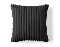 BEST MOBILIER - Sierra - coussin - en fausse fourrure côtelé - 60x60 cm