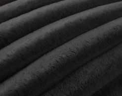 BEST MOBILIER - Sierra - coussin - en fausse fourrure côtelé - 60x60 cm