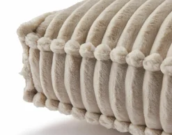 BEST MOBILIER - Stella - coussin - en velours côtelé grosses côtes - 32x57 cm