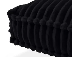 BEST MOBILIER - Stella - coussin - en velours côtelé grosses côtes - 32x57 cm