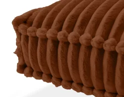 BEST MOBILIER - Stella - coussin - en velours côtelé grosses côtes - 32x57 cm