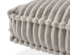 BEST MOBILIER - Stella - coussin - en velours côtelé grosses côtes - 32x57 cm