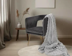 BEST MOBILIER - Sweety - plaid - 150x200 cm - en velours