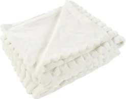 BEST MOBILIER - Sweety - plaid - 150x200 cm - en velours