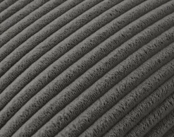 BEST MOBILIER - Topaze - coussin - en velours côtelé - 40x40 cm