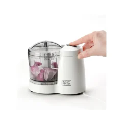Black+decker mini-hachoir 0.35l 120w blanc - bxch120e