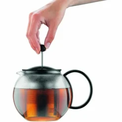 BODUM - Assam - théiere à piston bodum , couvercle plastique, filtre en inox, 0.5 l