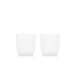 Bodum 2 tasses à café double paroi 10cl blanc - 12059-03