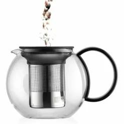 BODUM - Théiere à piston bodum - assam - couvercle plastique - filtre en inox - 1.0 l