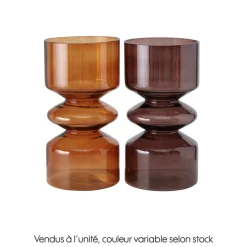 BOLTZE - Vase Nelika en verre H.26cm