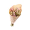 Bouquet séché L mix rose/blanc