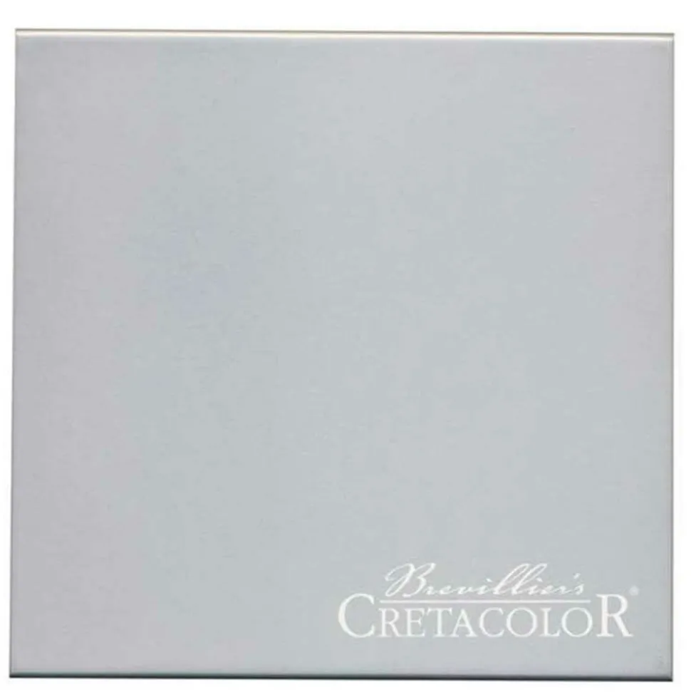 BREVILLIER'S CRETACOLOR - Coffret à dessin silver box - 17 pièces
