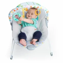 BRIGHT STARTS - Transat pour bébé vibrant safari fun