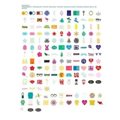 BROTHER - 2 canvas pour scanncut - pack premium 1 & 2 - 150 motifs