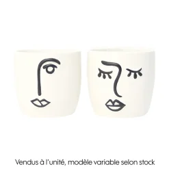 Cache-pot expression magnétique, plusieurs modèles disponibles - D.8cm