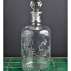 CHEHOMA - Grande carafe gravé mona 0.9l 19x11cm