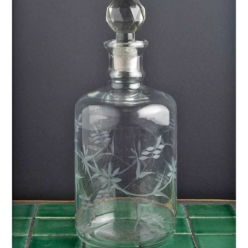 CHEHOMA - Grande carafe gravé mona 0.9l 19x11cm