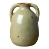 CHEHOMA - Vase à deux anses lichen céramique 12x9cm