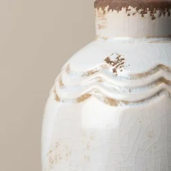 CHEHOMA - Vase blanc grâce 15x9cm