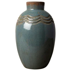 CHEHOMA - Vase gris bleu grâce 15x9cm